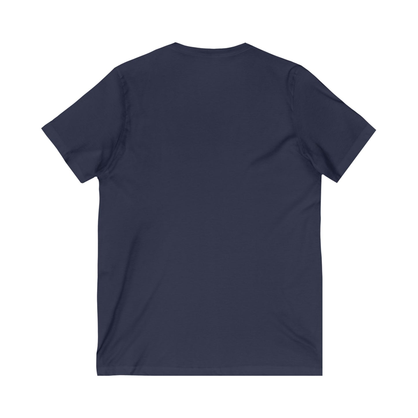 Faith-Inspired Unisex V-Neck Tee, Walk with Jesus T-Shirt, Christian Apparel, Religious Gift, Casual Wear, Church Outfit