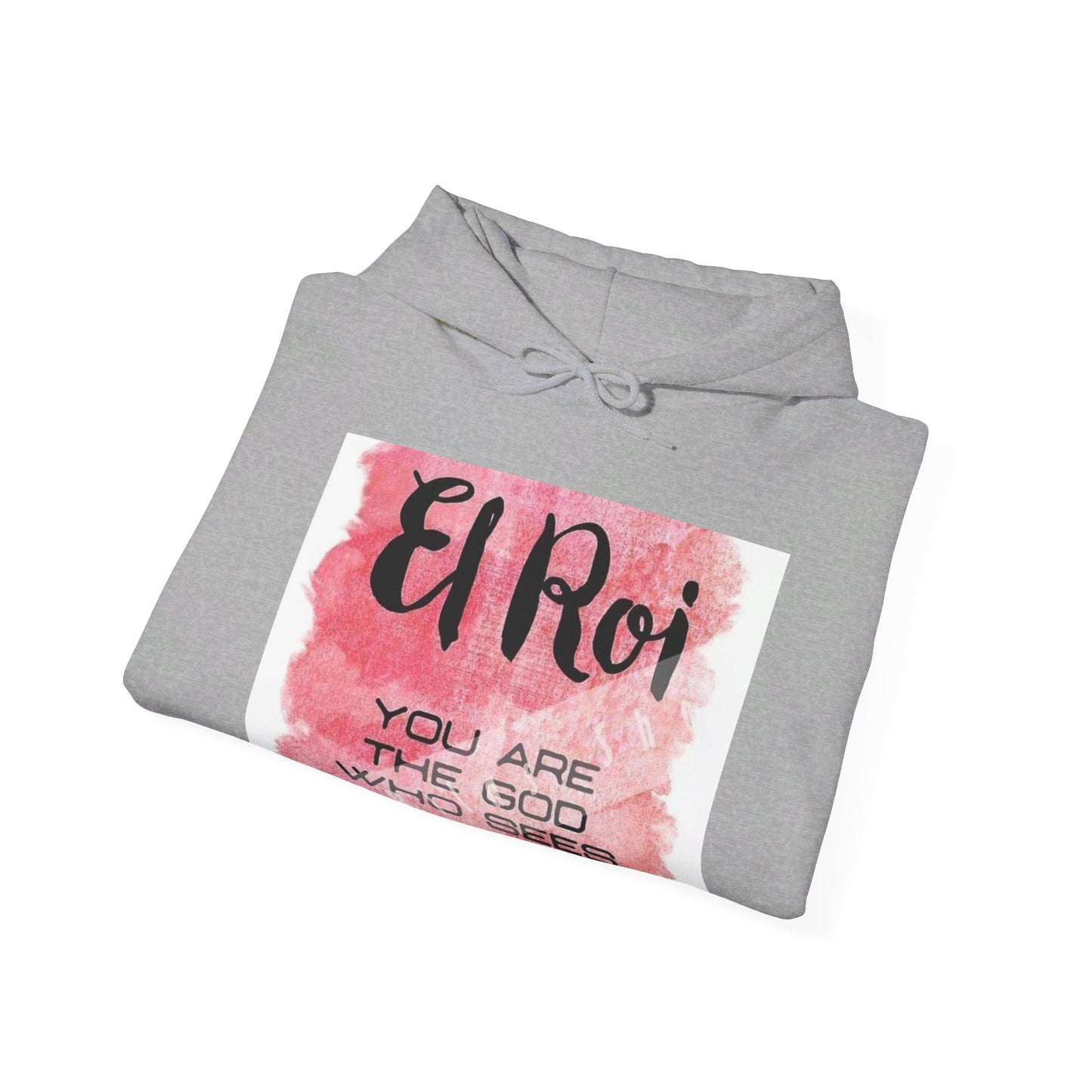 El Roi you are the God who sees me Christian, Unisex Heavy Blend™ Hooded