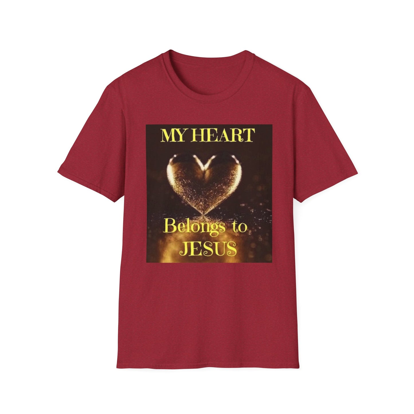 My Heart Belongs to JESUS Christian Unisex Softstyle T-Shirt
