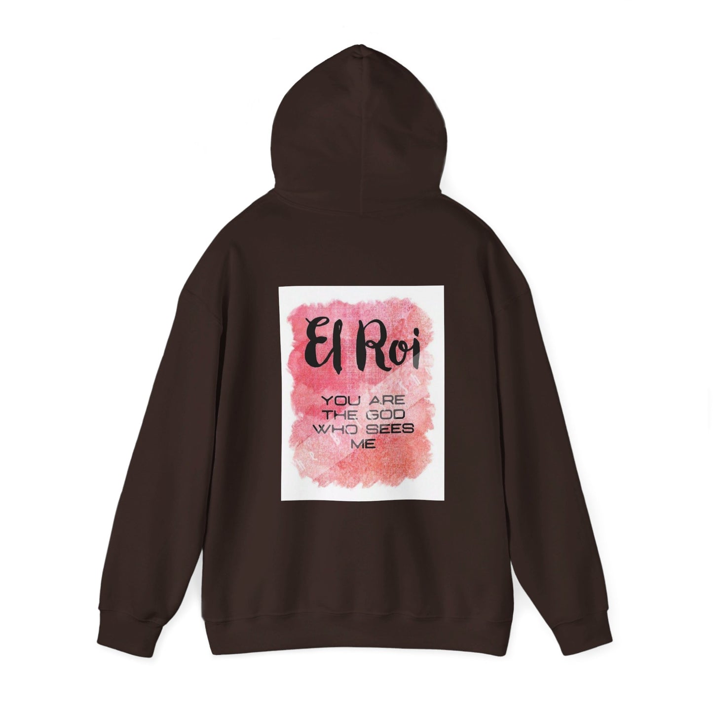 El Roi you are the God who sees me Christian, Unisex Heavy Blend™ Hooded