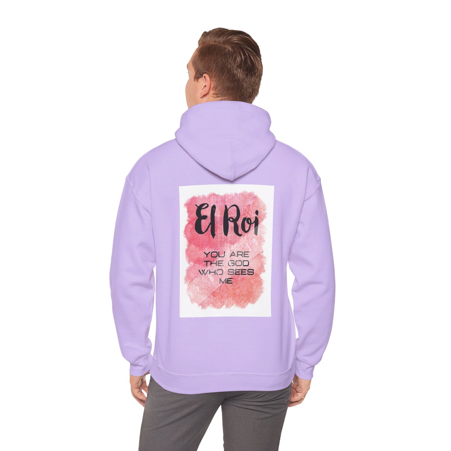 El Roi you are the God who sees me Christian, Unisex Heavy Blend™ Hooded