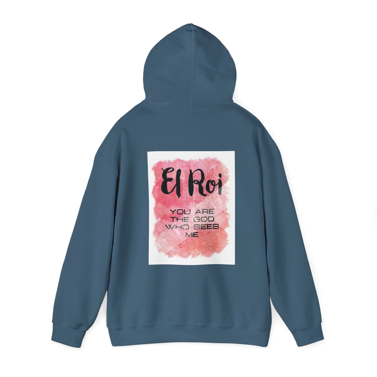 El Roi you are the God who sees me Christian, Unisex Heavy Blend™ Hooded