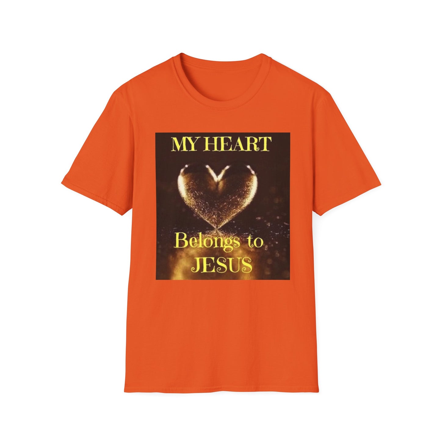 My Heart Belongs to JESUS Christian Unisex Softstyle T-Shirt