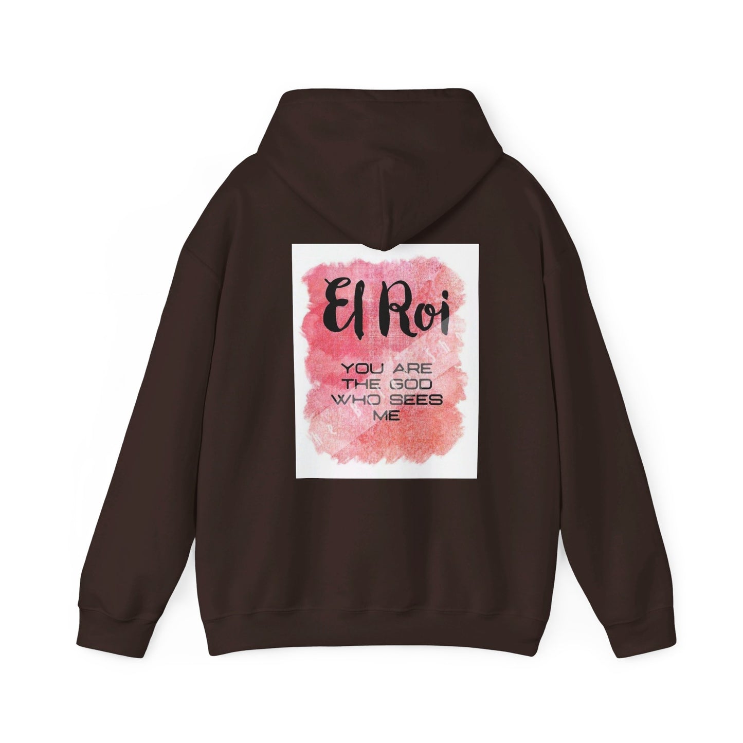 El Roi you are the God who sees me Christian, Unisex Heavy Blend™ Hooded