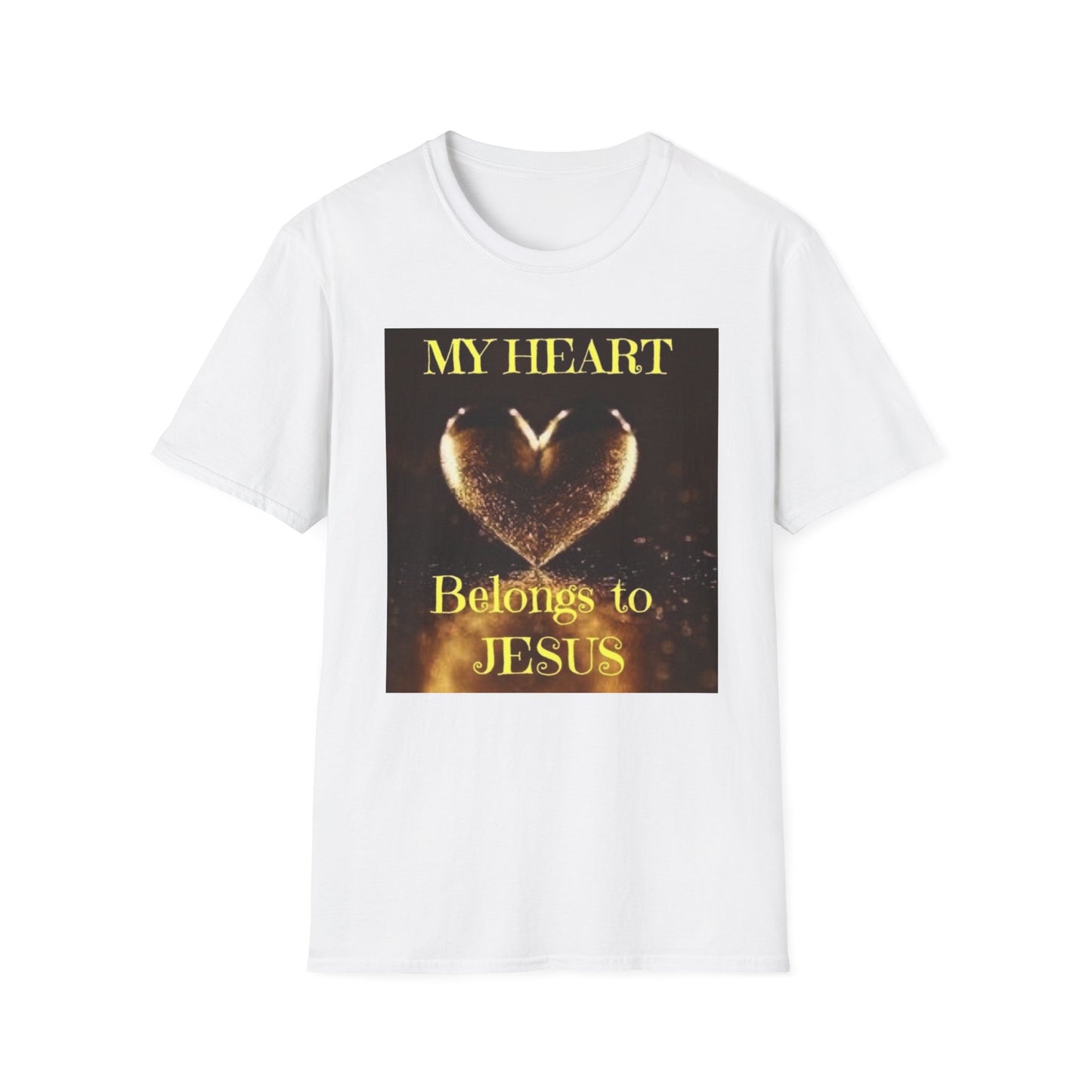 My Heart Belongs to JESUS Christian Unisex Softstyle T-Shirt