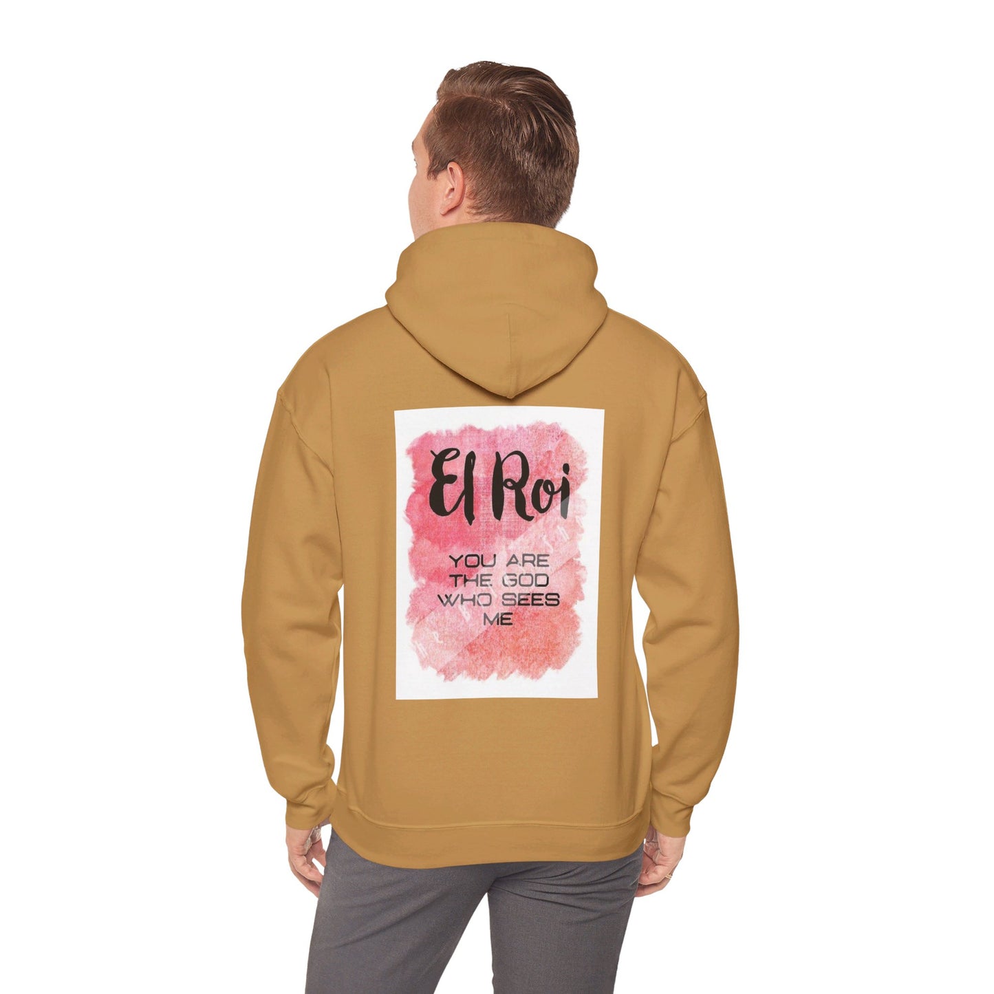 El Roi you are the God who sees me Christian, Unisex Heavy Blend™ Hooded