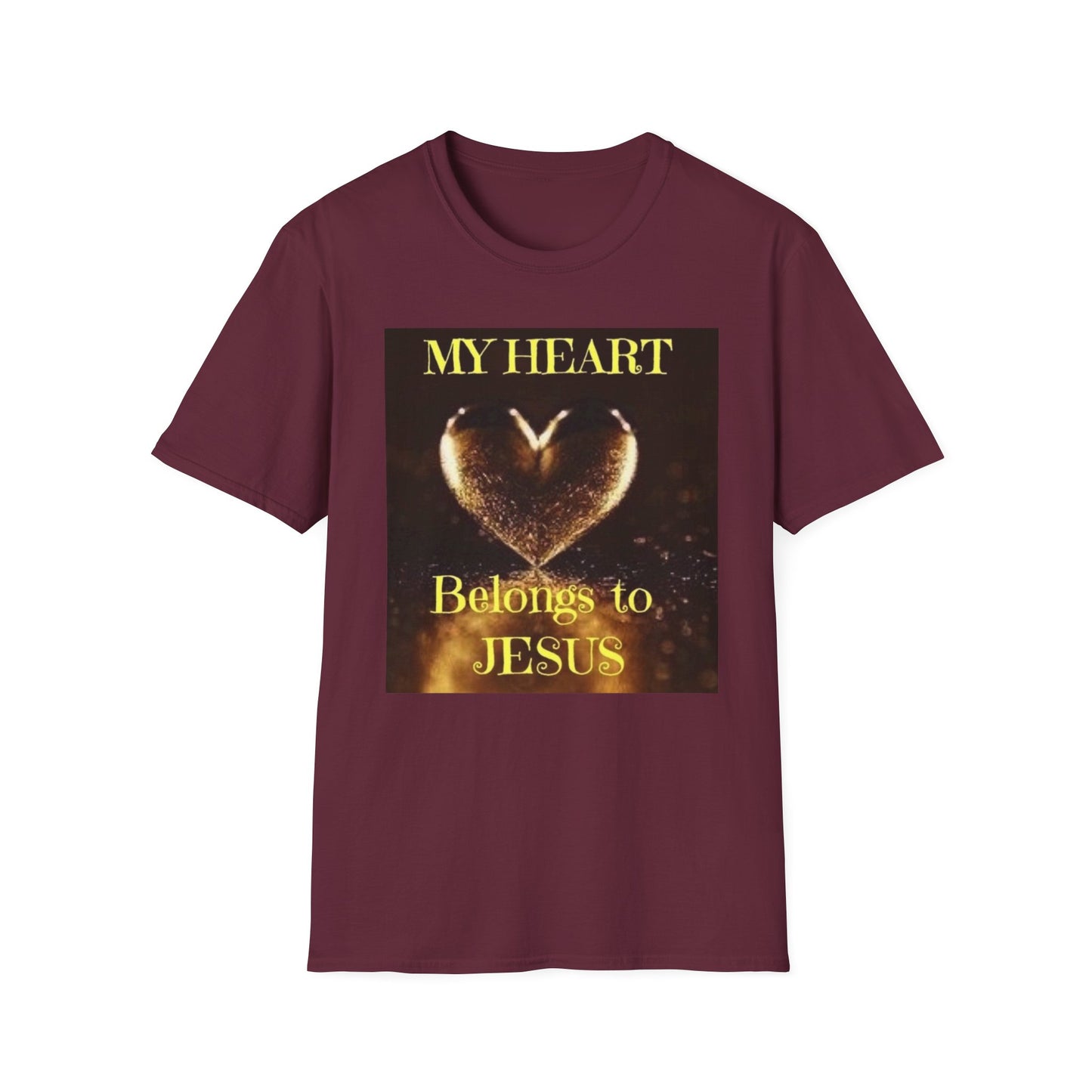 My Heart Belongs to JESUS Christian Unisex Softstyle T-Shirt