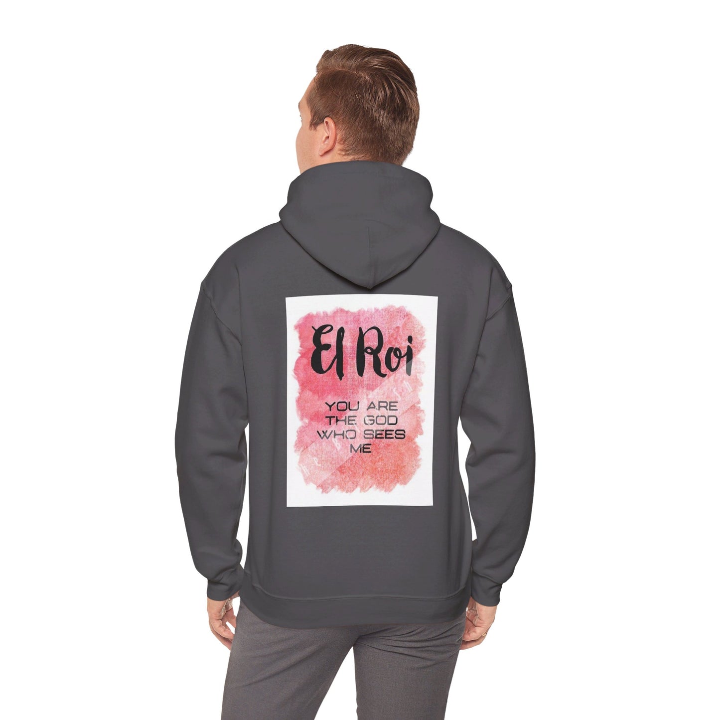 El Roi you are the God who sees me Christian, Unisex Heavy Blend™ Hooded