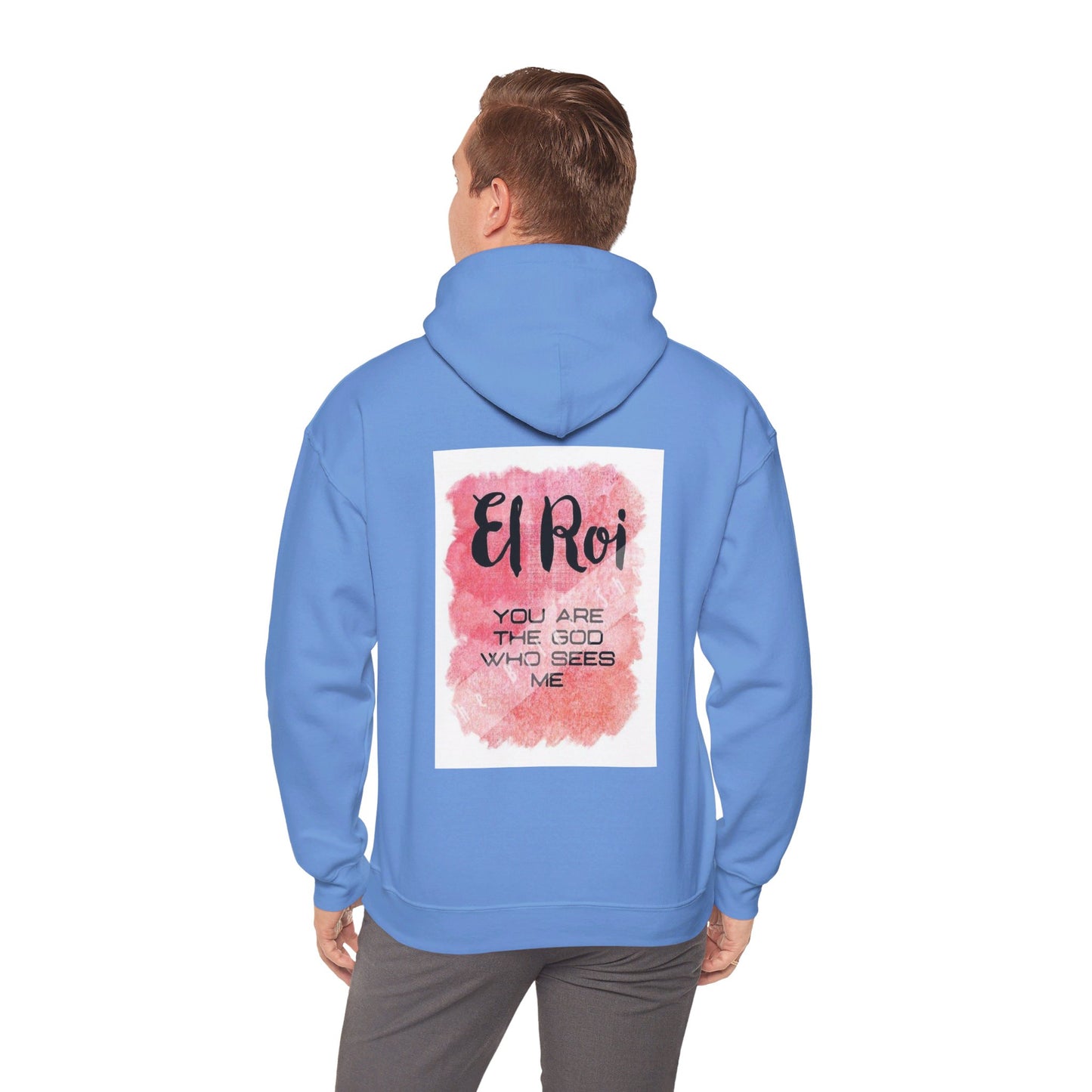 El Roi you are the God who sees me Christian, Unisex Heavy Blend™ Hooded