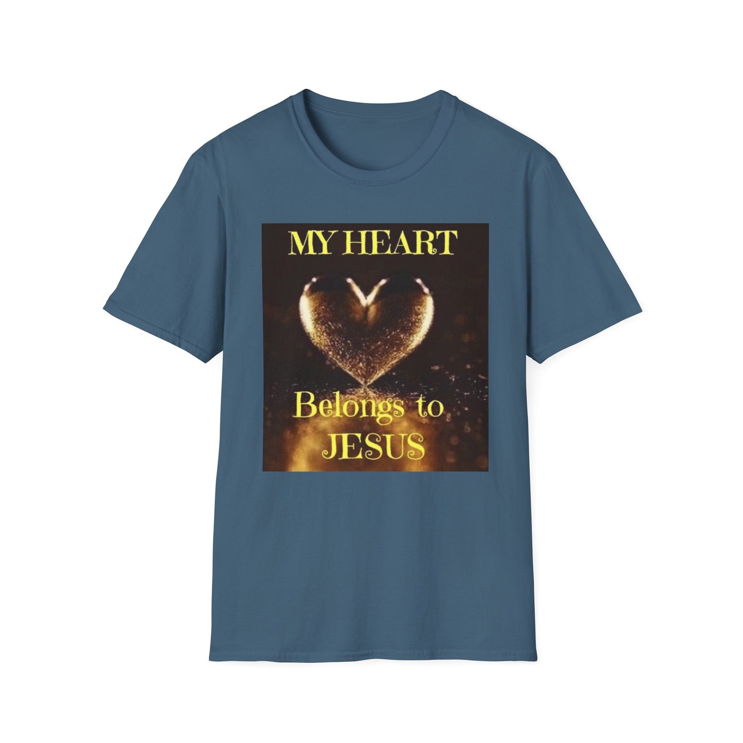 My Heart Belongs to JESUS Christian Unisex Softstyle T-Shirt