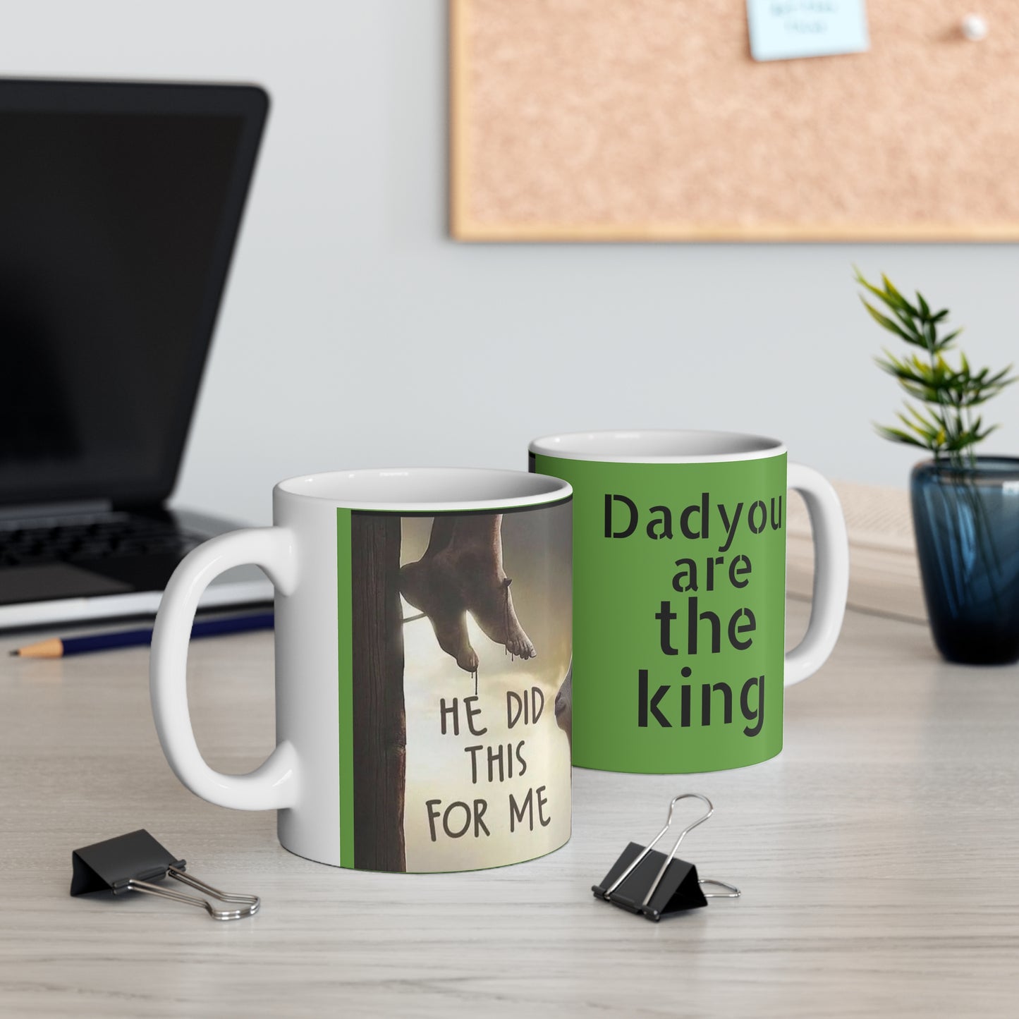 He did this for me Christian Coffee Mug11oz White Mug