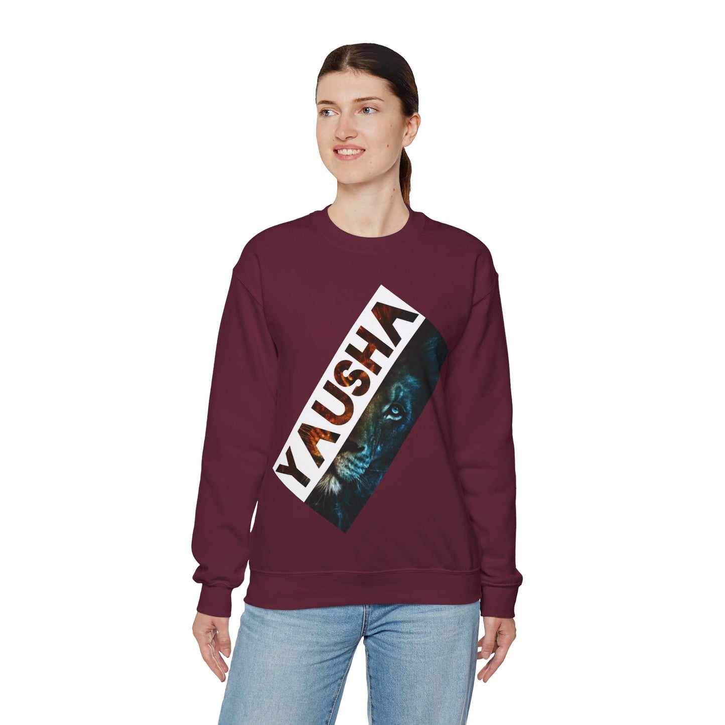 YAUSHA Christian, Unisex Heavy Blend™ Crewneck Sweatshirt