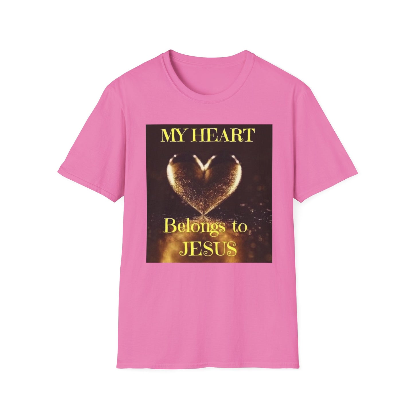 My Heart Belongs to JESUS Christian Unisex Softstyle T-Shirt