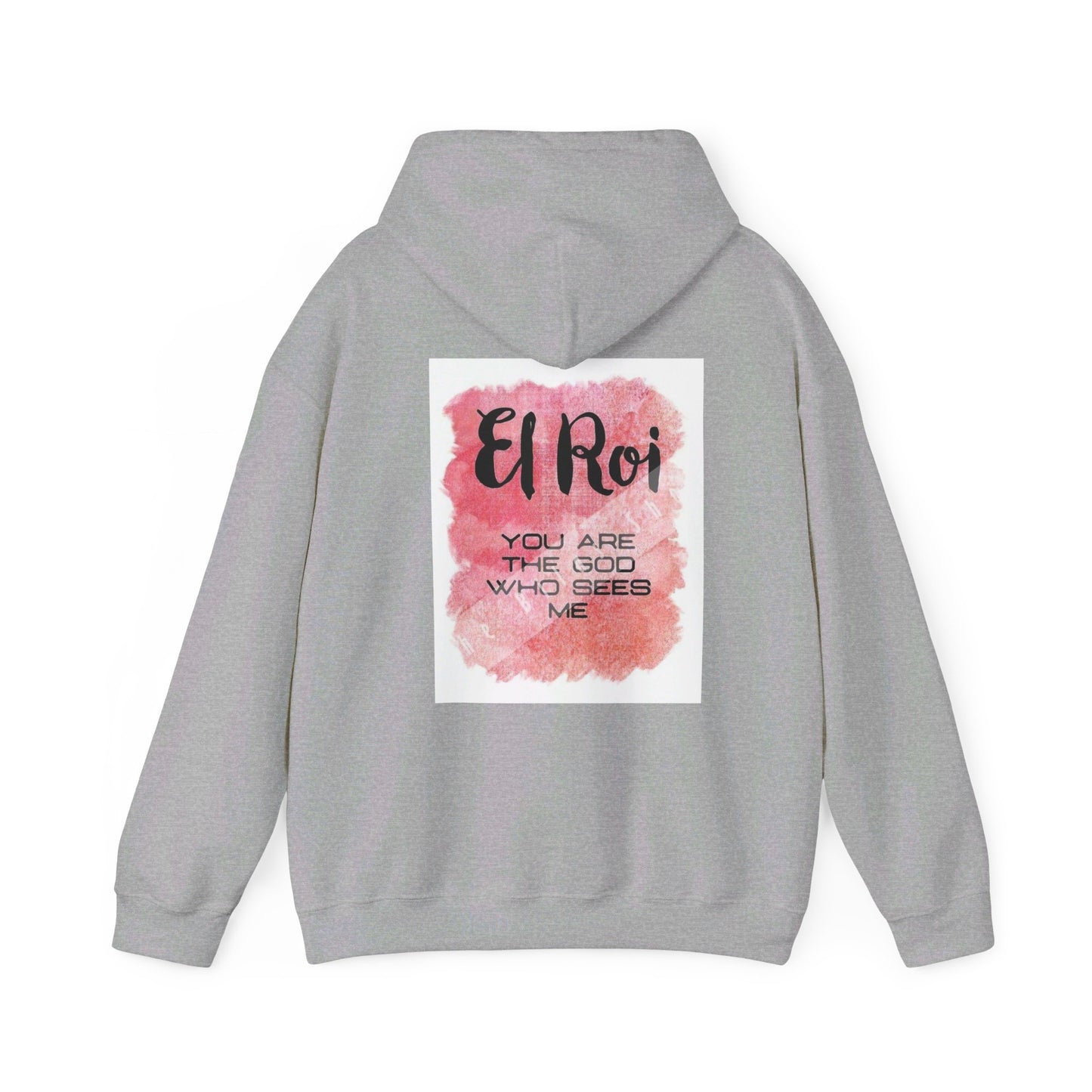 El Roi you are the God who sees me Christian, Unisex Heavy Blend™ Hooded