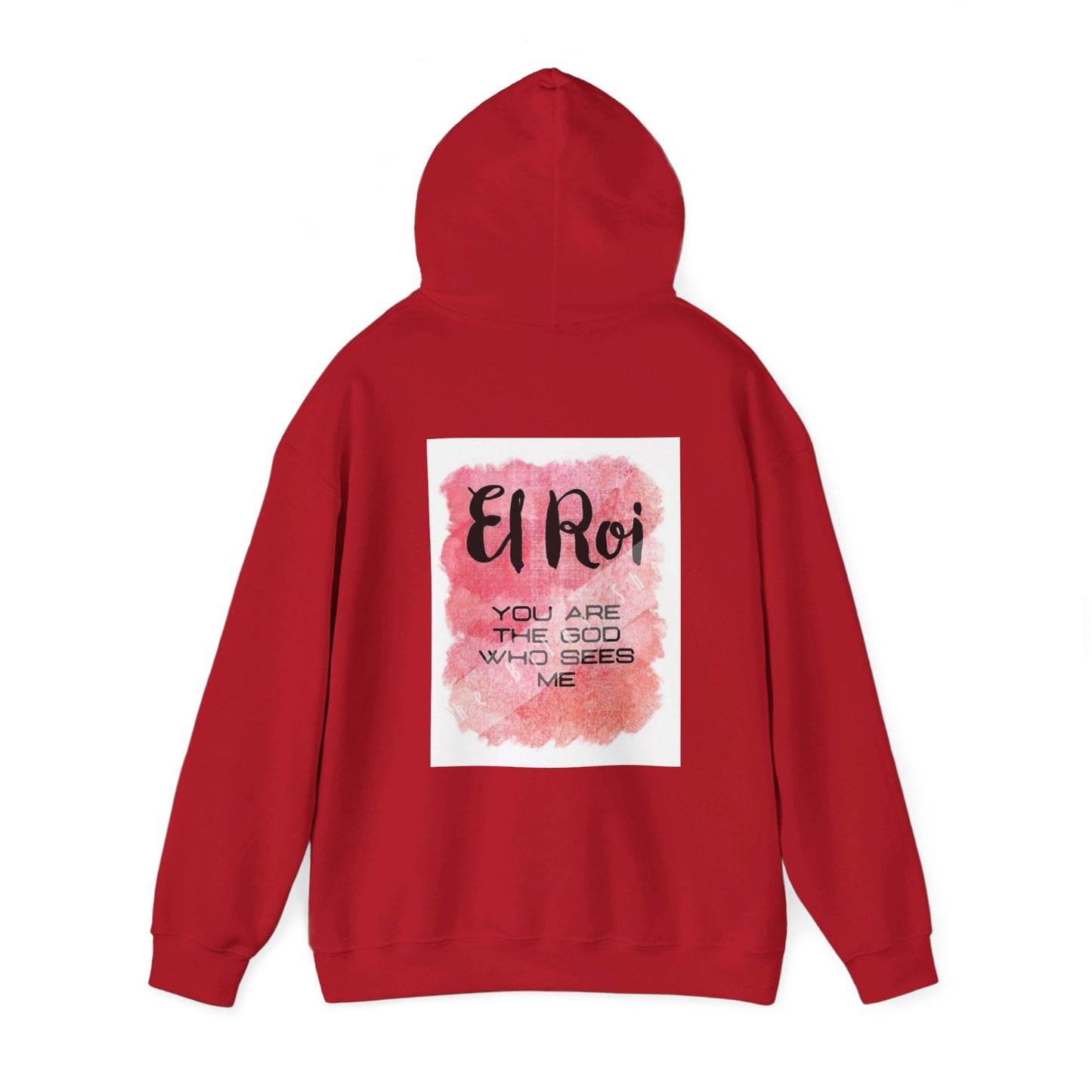 El Roi you are the God who sees me Christian, Unisex Heavy Blend™ Hooded