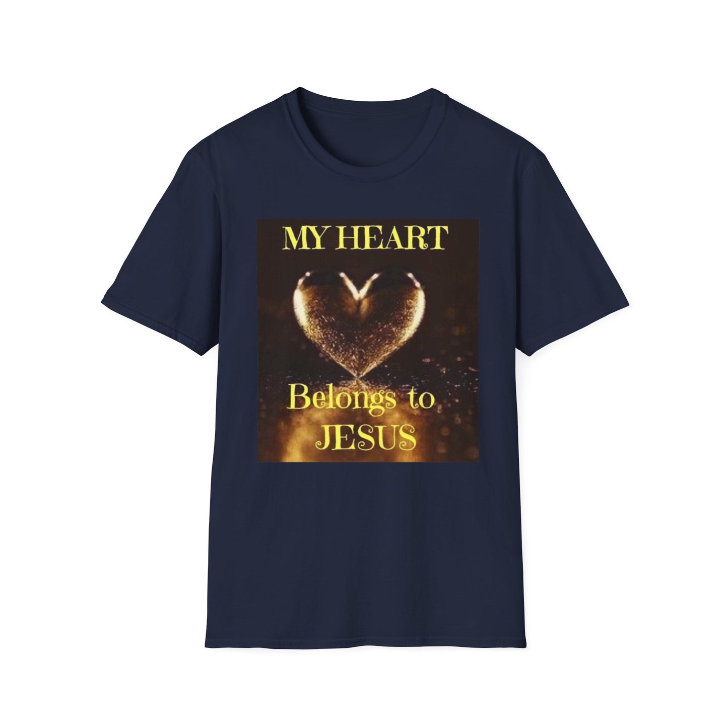 My Heart Belongs to JESUS Christian Unisex Softstyle T-Shirt