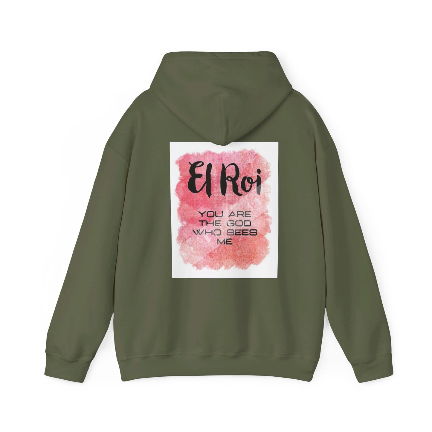 El Roi you are the God who sees me Christian, Unisex Heavy Blend™ Hooded