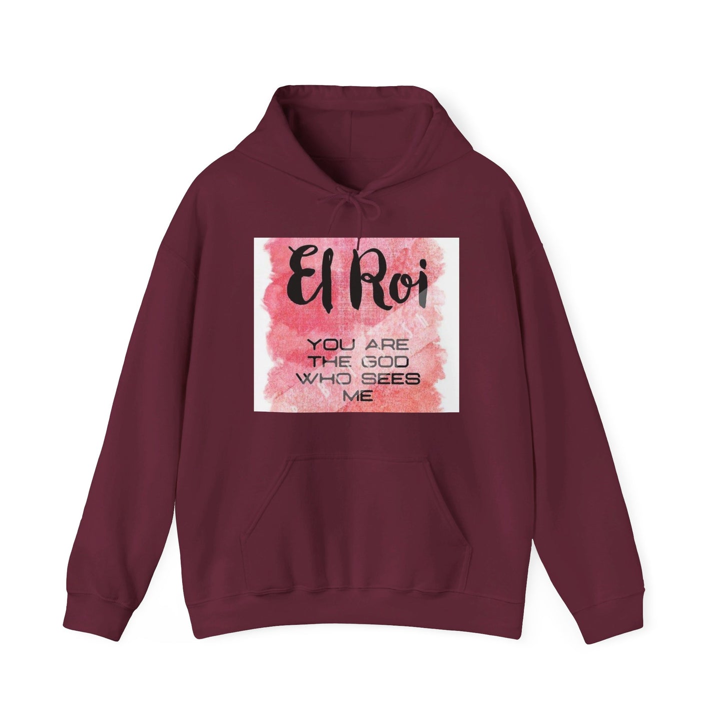 El Roi you are the God who sees me Christian, Unisex Heavy Blend™ Hooded