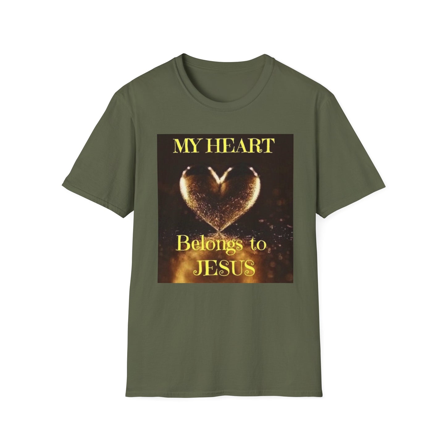 My Heart Belongs to JESUS Christian Unisex Softstyle T-Shirt