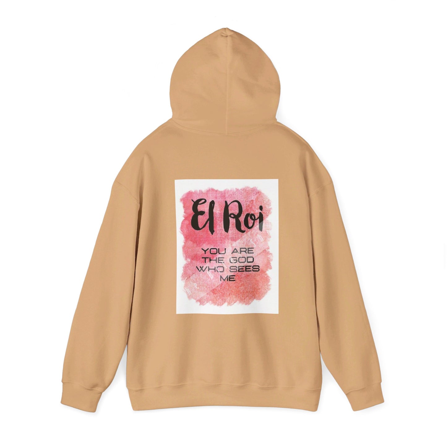 El Roi you are the God who sees me Christian, Unisex Heavy Blend™ Hooded