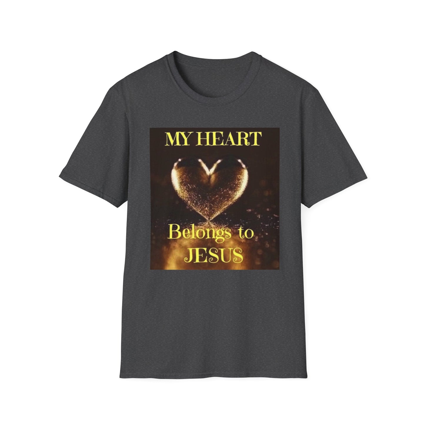 My Heart Belongs to JESUS Christian Unisex Softstyle T-Shirt