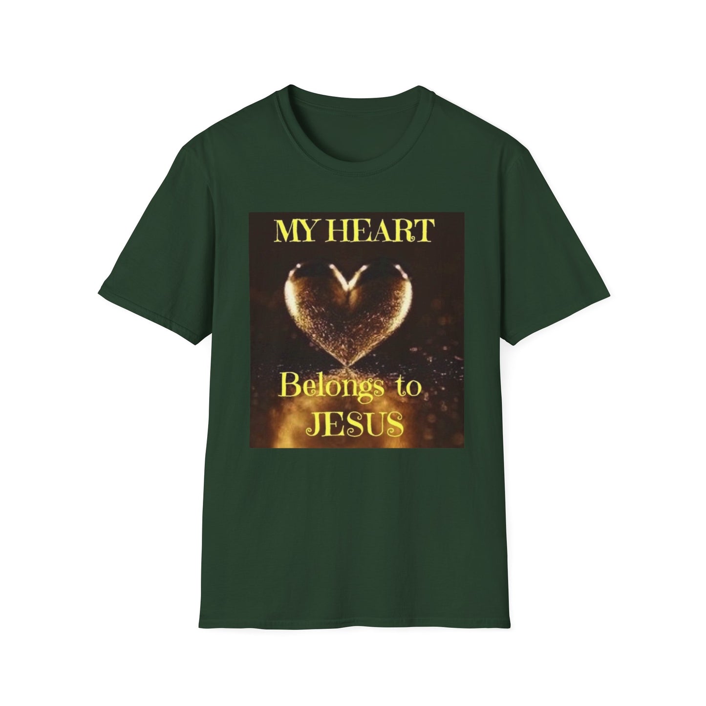 My Heart Belongs to JESUS Christian Unisex Softstyle T-Shirt