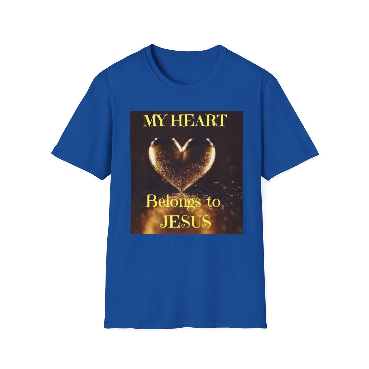 My Heart Belongs to JESUS Christian Unisex Softstyle T-Shirt