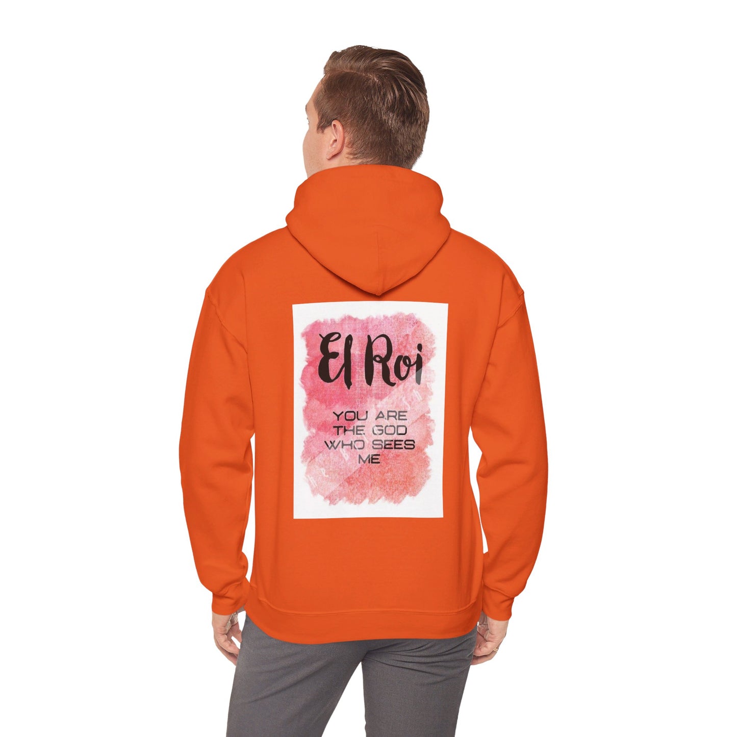 El Roi you are the God who sees me Christian, Unisex Heavy Blend™ Hooded