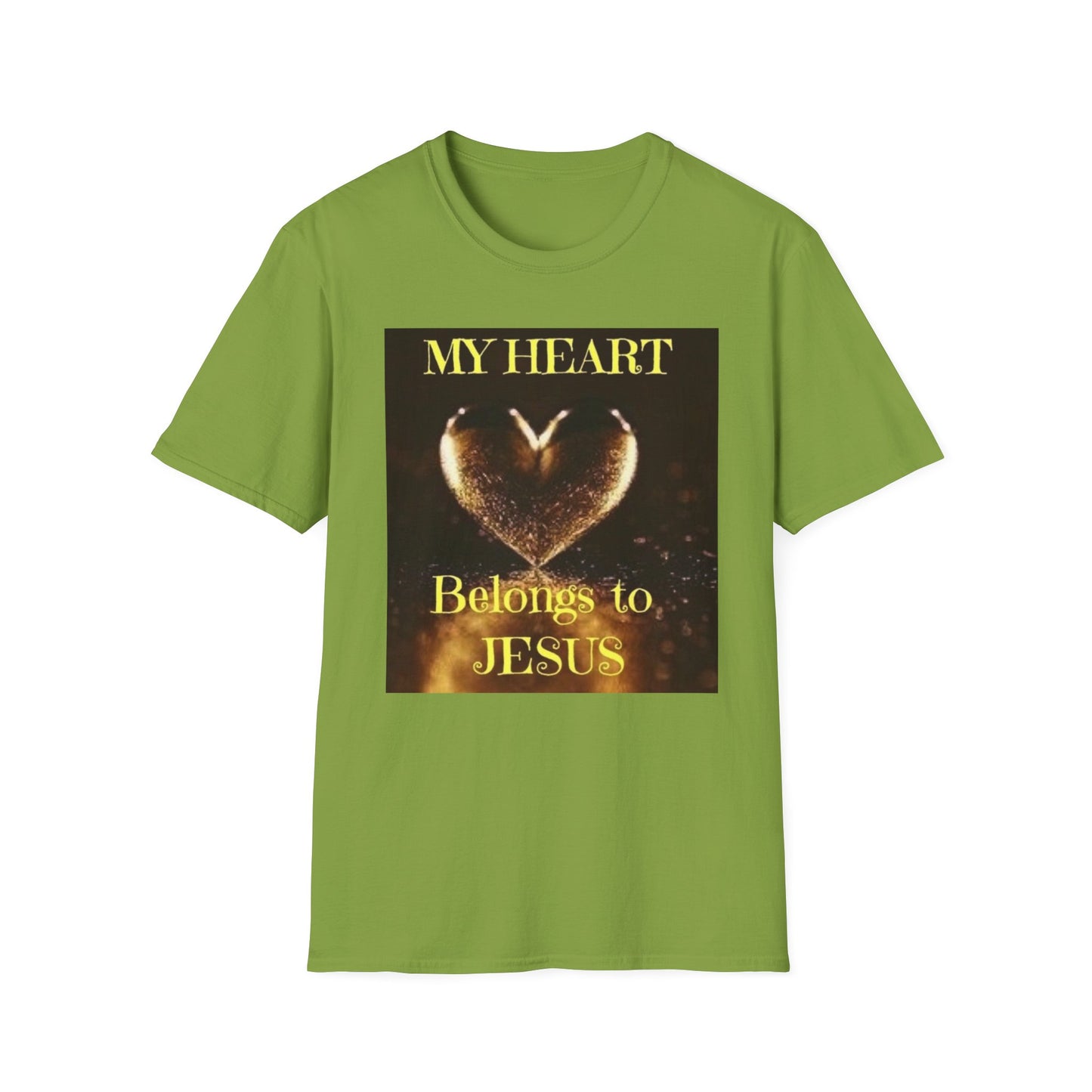 My Heart Belongs to JESUS Christian Unisex Softstyle T-Shirt