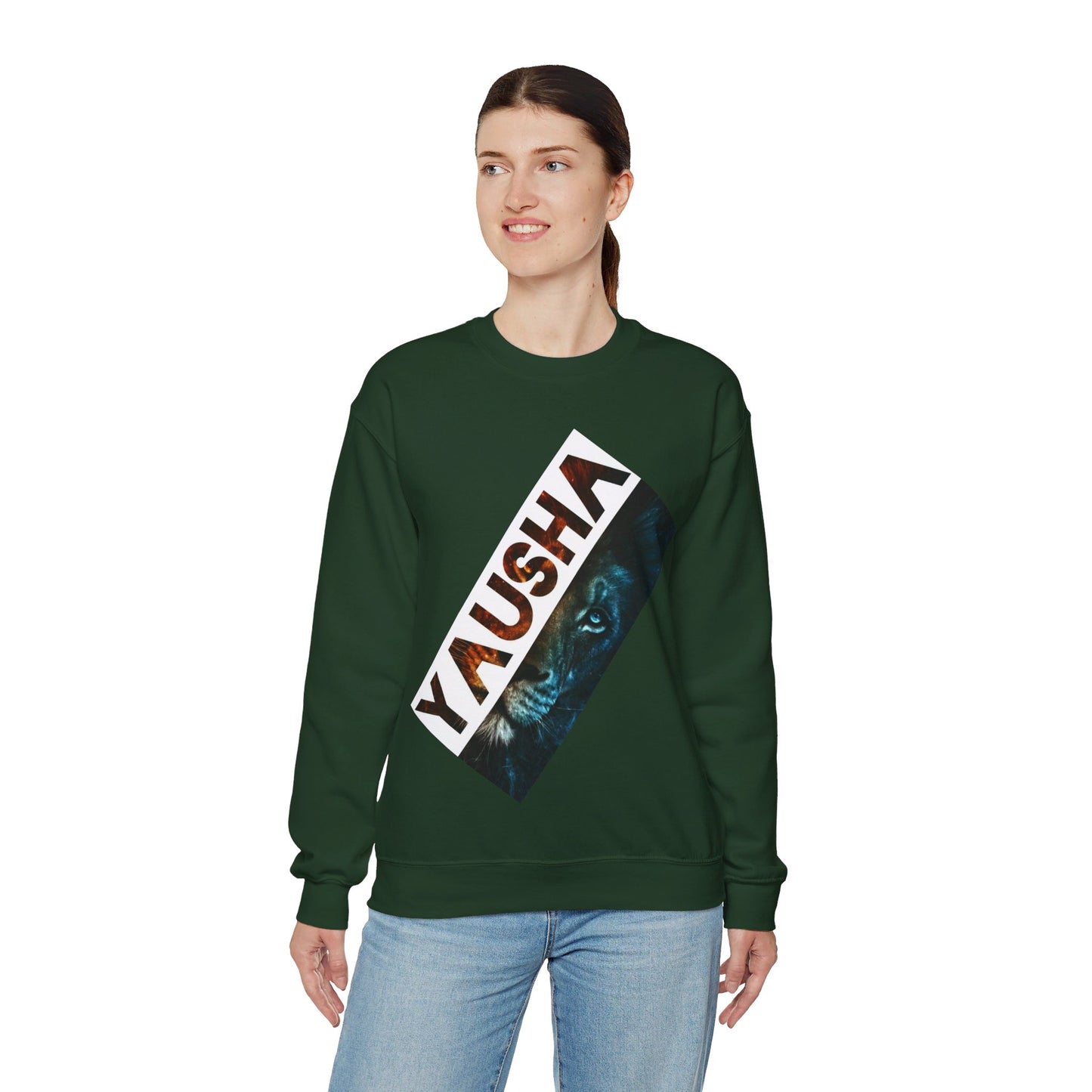 YAUSHA Christian, Unisex Heavy Blend™ Crewneck Sweatshirt